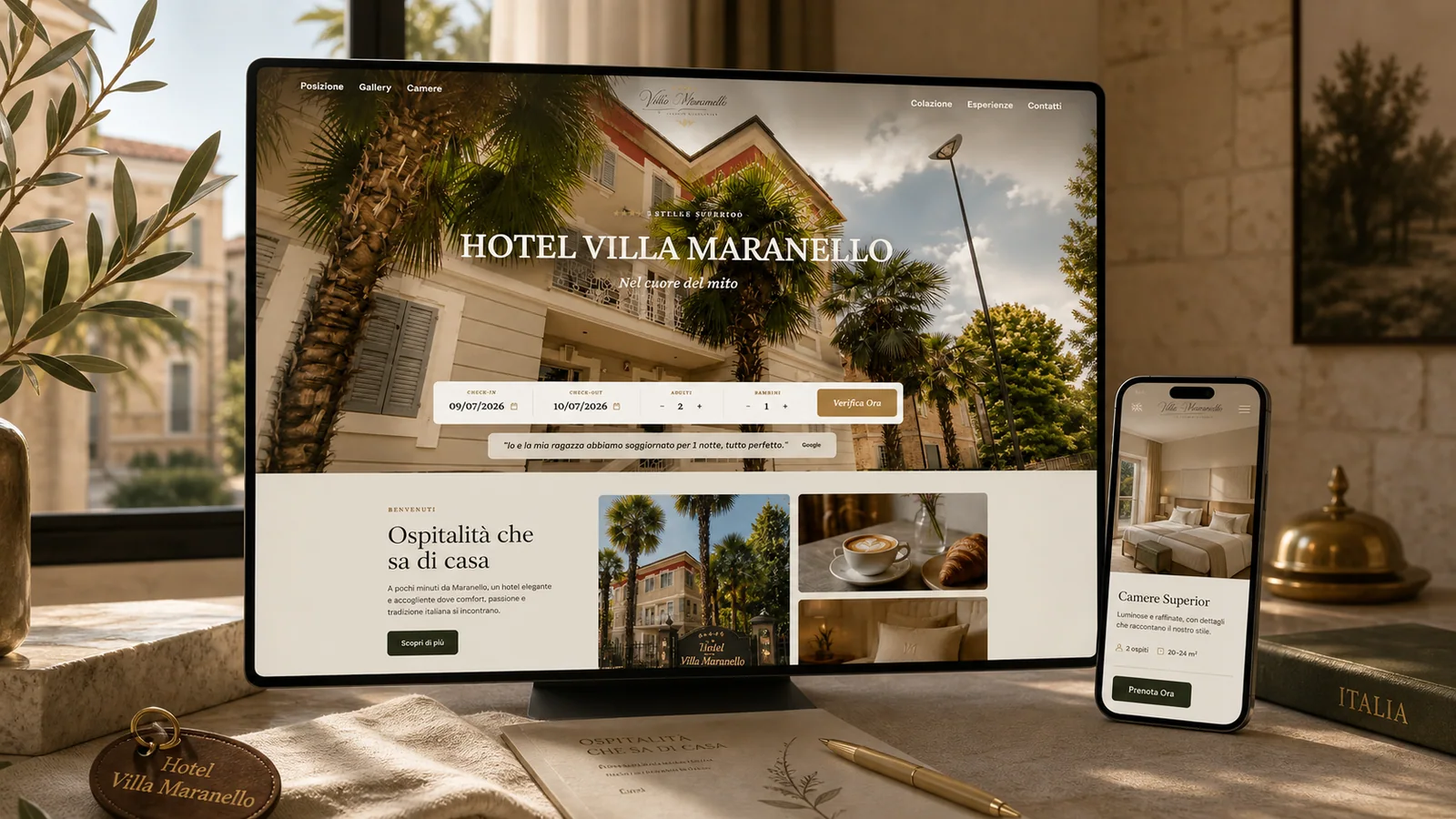Anteprima del progetto Hotel Villa Maranello