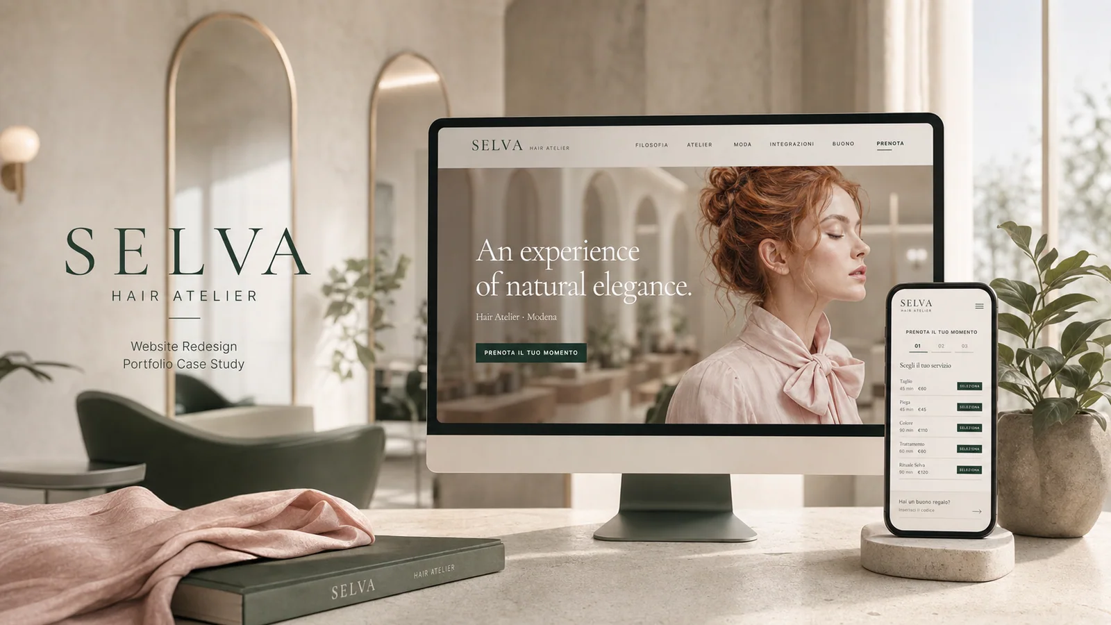Anteprima del progetto SELVA Hair Atelier